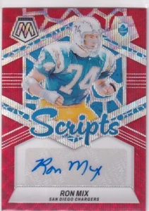 Panini Football NFL Mosaic 2024 No. SC-RMX Ron MIx Red Wave Auto - Bild 1 von 2