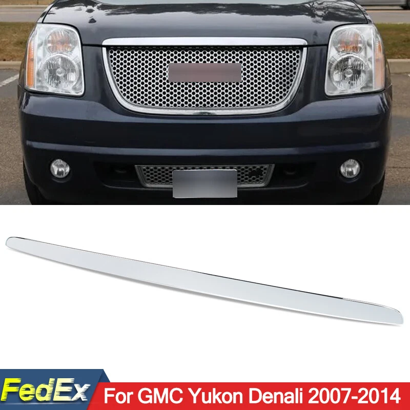 Chrome Front Bumper Hood Panel Trim Molding US For GMC Yukon XL Denali 2007-2014 Foto 1 de 4