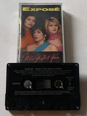 Expose - What You Don't Know (Fita cassete 1989) - Imagem 1 de 2
