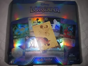 LORCANA NEUF COFFRET COLLECTOR 100 ANS FRANCAIS 4 BOOSTER 6 HOLO + BONUS MICKEY - Picture 1 of 15
