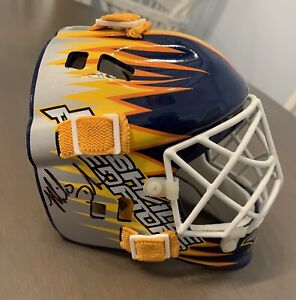 MIKE DUNHAM Nashville Predators Signed Auto Mini Goalie Mask Helmet
