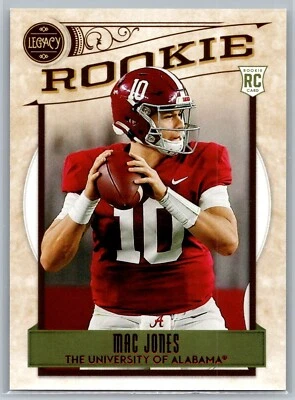 2021 Chronicles Draft Picks Mac Jones Legacy Red /149 Rookie #366 Patriots SP - Image 1 of 2