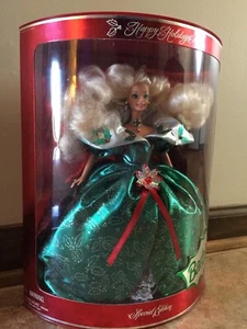 Barbie - Happy Holidays Special Edition Doll 1995 New in Box - Picture 1 of 3