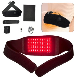 660nm&850nm Infrared Red Light Therapy belt paine Relief Menstrual Heating Pad - Picture 1 of 11