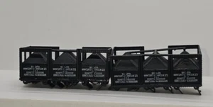 Vagones zoológicos de volteo de carbón escala H0 coche modelo tren adicional - Imagen 1 de 2