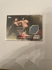 2016 WWE Erick Rowan Then Now Forever Royal Rumble Mat Relic Card /10