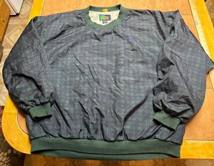Steve Stricker Fairway Sport Pullover grün lila kariert Windbreaker XXL Golf - Bild 1 von 10