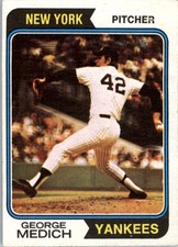1974 Topps #445 George Medich - VG-EX