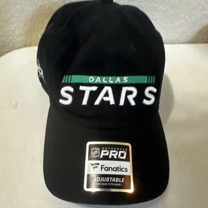 Dallas Stars Fanatics Branded Authentic Pro Rink Adjustable Hat Black Green New - Picture 1 of 17