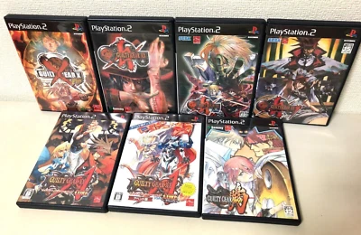 Lot 7 Guilty Gear X Plus XX 1 Slash Reload Accent Core 1 Plus ISUKA Set PS2 - Image 1 of 4