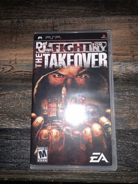 Def Jam Fight For NY Takeover PSP ARTWORK ONLY Authentic NO GAME