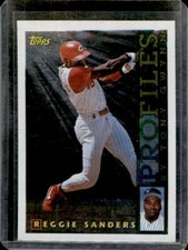 1996 Topps - Profiles #NL-08 - Reggie Sanders