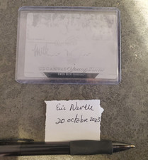 Upper Deck 2023-24 printing plate 1/1 black Owen Beck young guns canvas Canadien