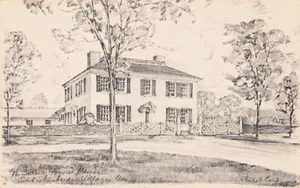 Charles H Overly Salem Haus Sturbridge Dorf Charlton MA Vintage Postkarte CP413 - Bild 1 von 2