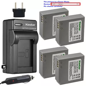 Kastar Battery AC Travel Charger for IABP85ST Samsung SC-HMX10A SC-HMX10C Camera - Picture 1 of 11