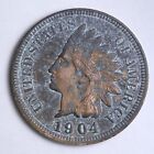 1904 Indian Head Cent Penny GREAT DETAILS B008