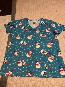 Snowman Christmas Top - Picture 1 of 3