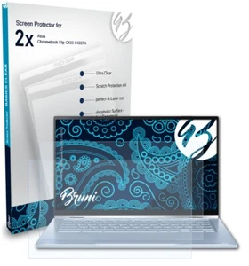 Bruni 2x Schermfolie voor Asus Chromebook Flip C433 C433TA Screen Protector - Afbeelding 1 van 4