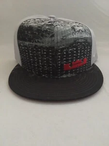 Nike Lebron True Rubber City Hat Cap Black Gray Red Rare MSRP $40 - Picture 1 of 4