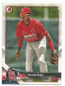 Tarjeta de Delvin Pérez St. Louis Cardinals 2018 Bowman Baseball Prospects - Imagen 1 de 3