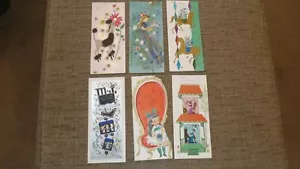 Tarjetas de felicitación vintage, sobres y caja original - Imagen 1 de 6