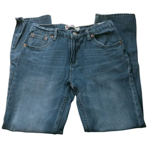 Pantalones de mezclilla para mujer Levis 502 16 azul mezclilla pierna cónica regular lavado medio - Imagen 1 de 10