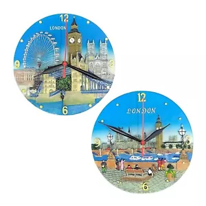 20CM Large London Souvenir Decor Indoor Wall Analogue Clock with Stand - Bedroom - Picture 1 of 7