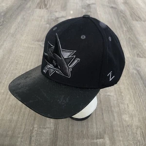 San Jose Sharks NHL Hockey Zephyr Z-Hat Strapback Adjustable Baseball Hat Cap - Picture 1 of 13