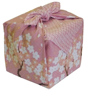 Japanese wrapping cloth FUROSHIKI FLOWER SAKURA CHERRY BLOSSOMS MADE IN JAPAN - Picture 1 of 2