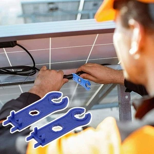 1 Paar Steckverbinder Werkzeuge Schraubenschlüssel Montage für Solardraht QBest Panel Q2T4 - Bild 1 von 12