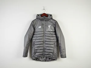 New Balance Liverpool FC Down Puffer Jacket Mens L Soccer Football Fan Kit Retro - Picture 1 of 14