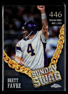 2024 Topps Chrome #SS-13 Brett Favre Sunday Swag Green Refractor - Bild 1 von 2