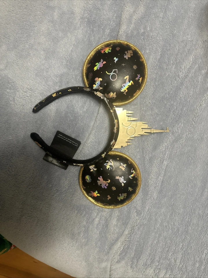 Diadema Disney World 50 Aniversario Gran Final Fuegos Artificiales Mickey Minnie Ears Foto 1 de 1