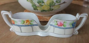 NORITAKE floraler handbemalter Löffelhalter/Caddy - Made in Japan - Bild 1 von 4