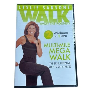 Leslie Sansone Walk Away Pounds DVD Sealed Region 1 Multi-Mile Mega Workout - Foto 1 di 6