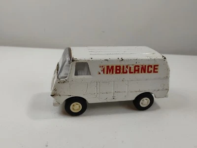 Tonka грузовик винтажная игрушка скорой помощи белый 4,75» ~ есть посуда Бесплатная доставка - Изображение 1 из 4
