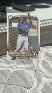 2025 BOWMAN YOPHERY RODRIGUEZ #BP-36 Baseball CARD BREWERS 1ST - Picture 1 of 2