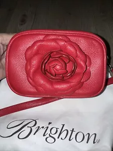 NUEVO Brighton ROSIE Mini Bolso para Cámara Bolso de Mano Raro ROJO Cuero Bandolera Monedero Difícil de Encontrar - Imagen 1 de 11