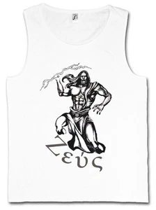 ZEUS GYM TANK TOP Göttervatter Mythologie Gott Griechenland Greek God Mythology - Picture 1 of 2