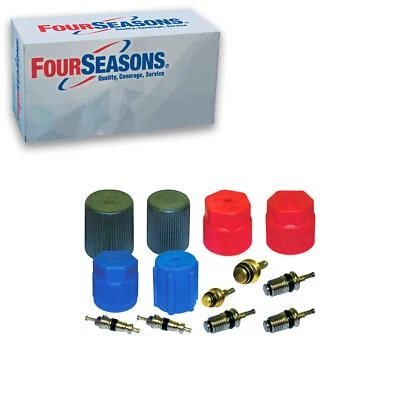 4 Seasons A/C System Valve Core and Cap Kit For 2000-2001 Freightliner FLD120 - Image 1 of 2