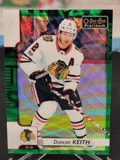 2017-18 Upper Deck O-Pee-Chee Platinum Duncan Keith Emerald Surge #2/10 Chicago