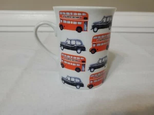 Glorious Britain Mug Double Decker Buses Cabs England GUC - Picture 1 of 6