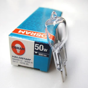 OSRAM Shadowless Lamp 64445U 24V50W Microscope Biochemical Analyzer Halogen Bulb - Picture 1 of 2