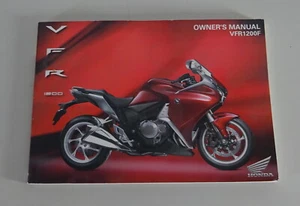 Owner´s Manual / Driver´s Handbook Honda VFR 1200 F from 11/2009 - Bild 1 von 1