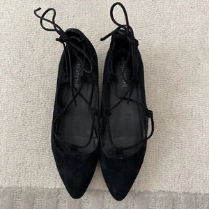 Jeffrey Campbell Size 8m Pointy Ballet Flats Suede  - Picture 1 of 5