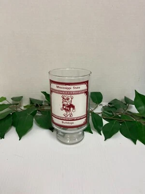 MSU Bulldogs Glass Mug College Football Theme - Image 1 of 3