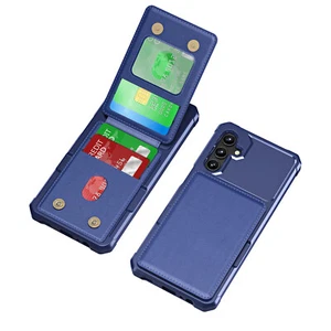 Für Samsung Galaxy S25 Ultra S25+ S25 Leder Stoßfest Ständer Karten Halter Hülle - Bild 1 von 22