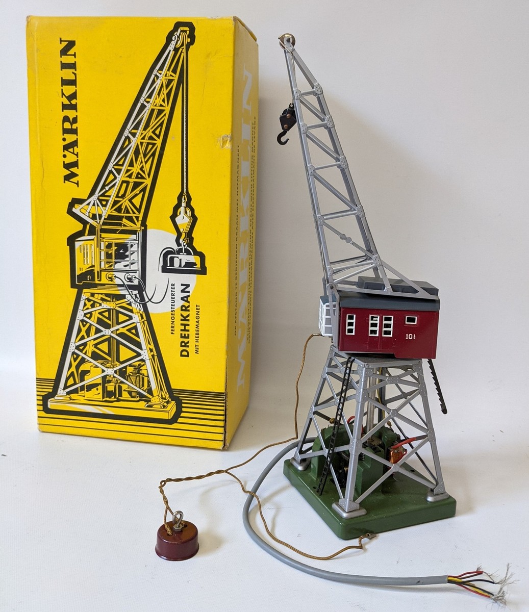 Märklin 7051 H0 Electric Crane Metal With Flaws for sale online | eBay