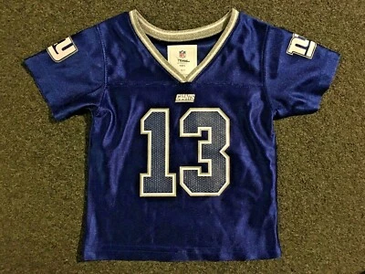 Camiseta de fútbol americano Nike NFL Girls azul New York Giants Odell Beckham Jr #13 Foto 1 de 2