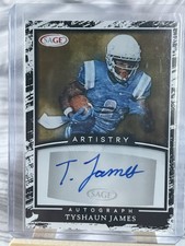 2022 Sage Artistry Tyshaun James Auto #A-TJ3 Atlanta Falcons